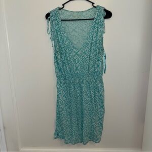 Vineyard Vines Teal Floral Dress